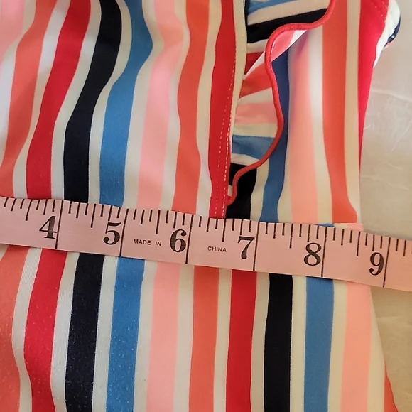 Colorful Striped Kids Swimsuit - Picture 3 of 7